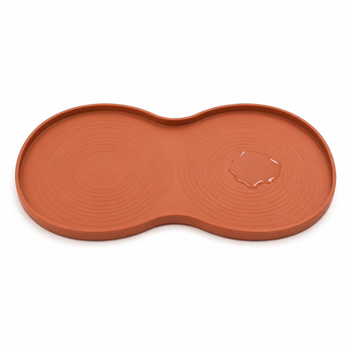TerraDuo Double-Bowl Waterproof Feeding Mat