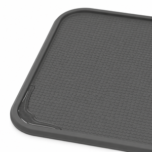 SlateGuard Raised-Edge Waterproof Pet Feeding Mat
