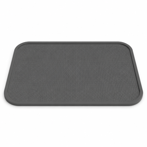 SlateGuard Raised-Edge Waterproof Pet Feeding Mat