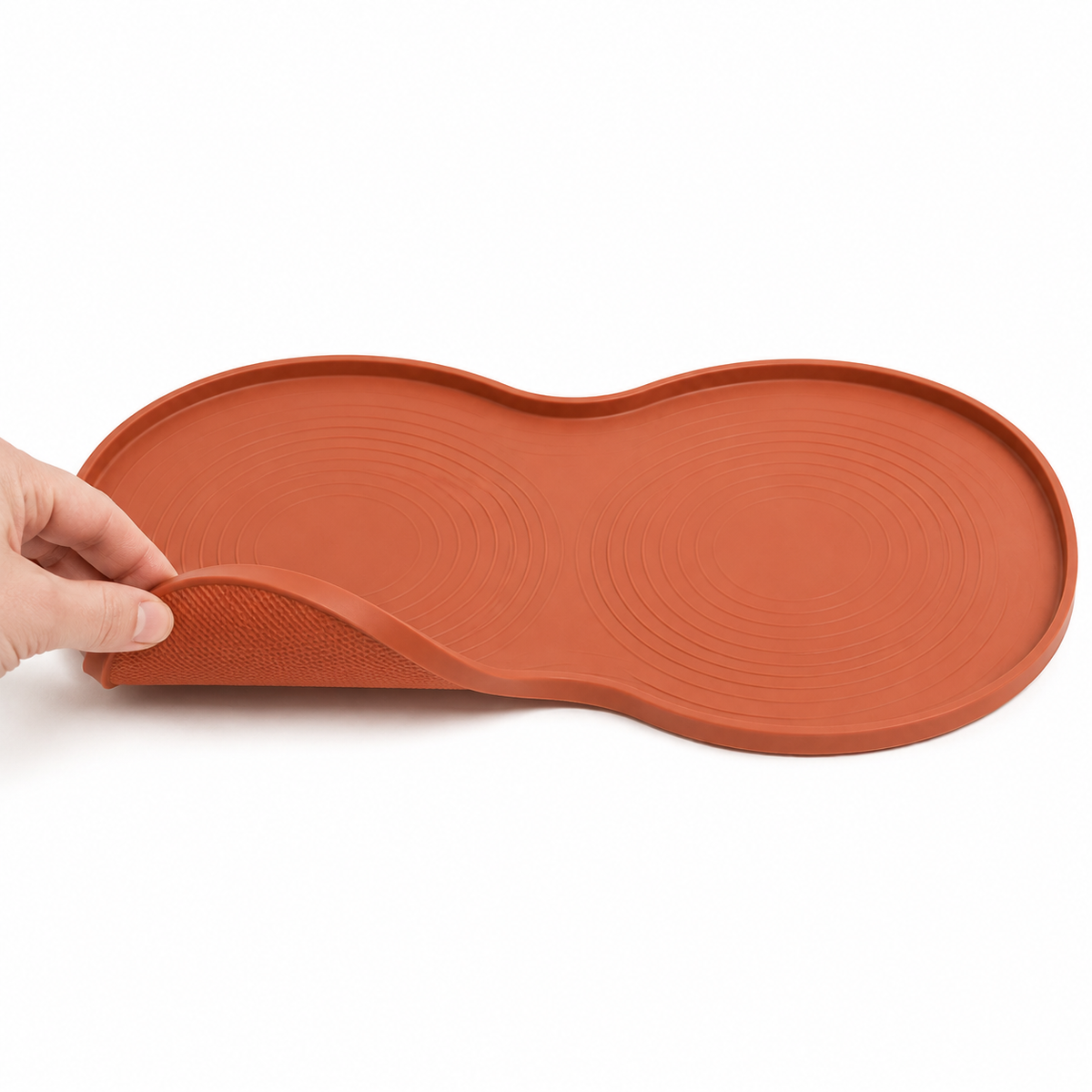 TerraDuo Double-Bowl Waterproof Feeding Mat