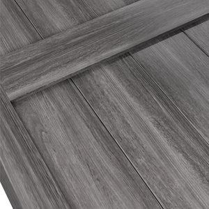 Uforic Sliding Barn Door With Hardware Kit, 48 x 84 in, Gray
