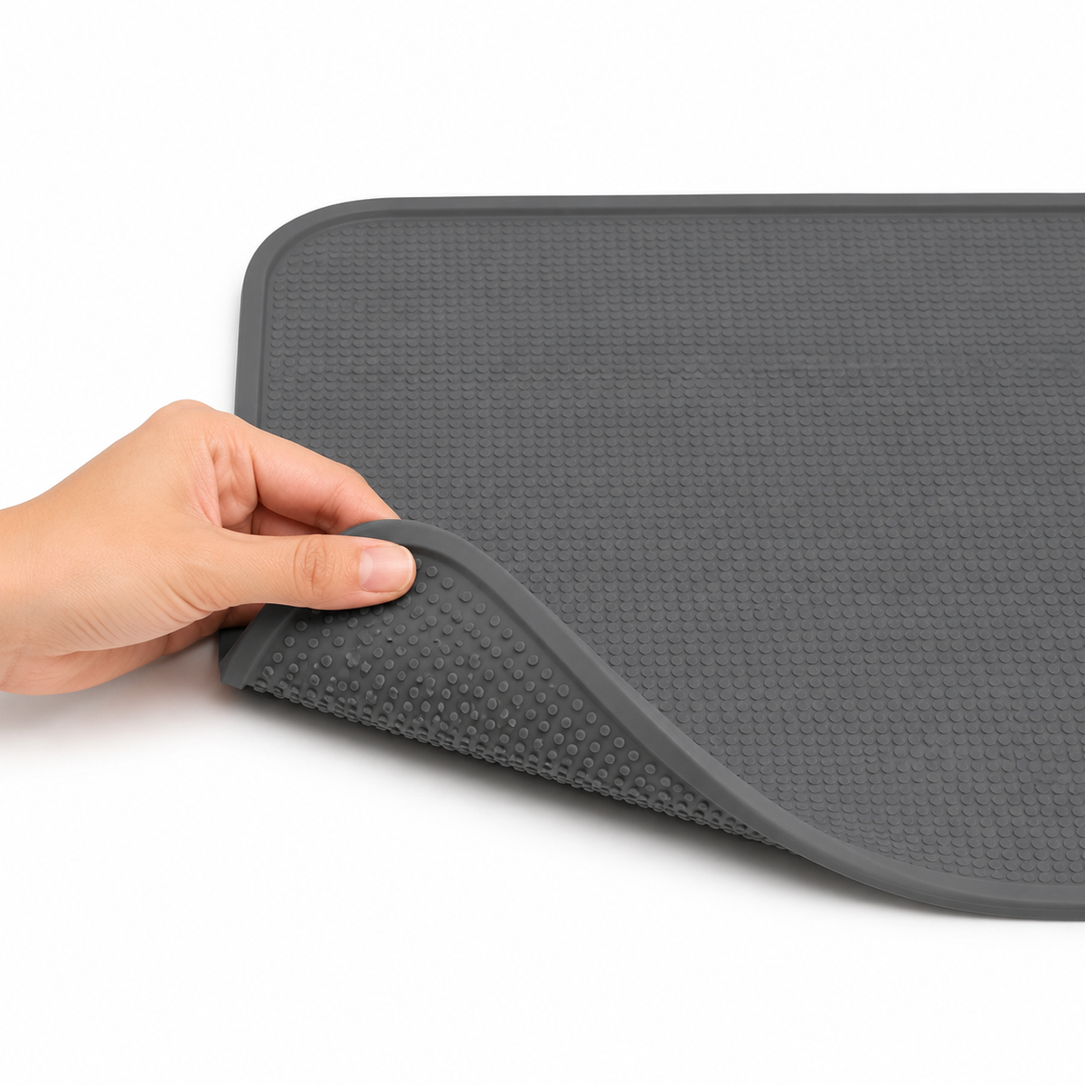 SlateGuard Raised-Edge Waterproof Pet Feeding Mat