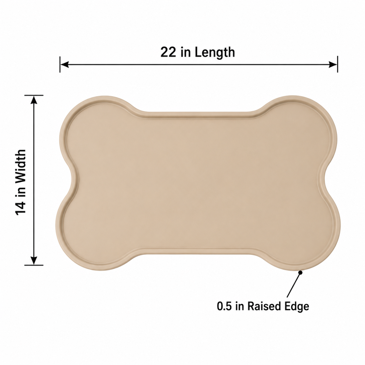 BoneNest Waterproof Silicone Feeding Mat
