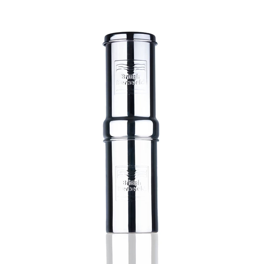British Berkefeld Gravity Water Filter System 1 Liter Stainless Steel With 1 Ultra Sterasyl Cartridge - Baron