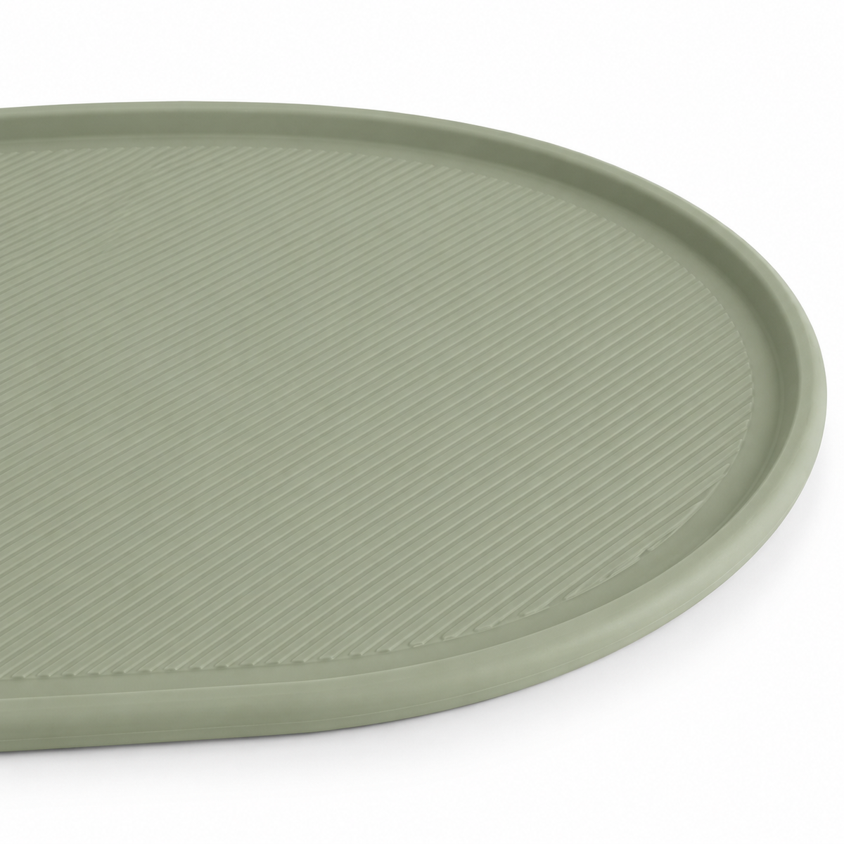 SageRipple Oval Waterproof Pet Feeding Mat