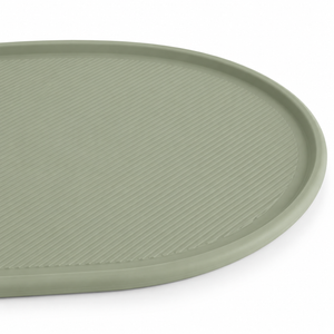 SageRipple Oval Waterproof Pet Feeding Mat