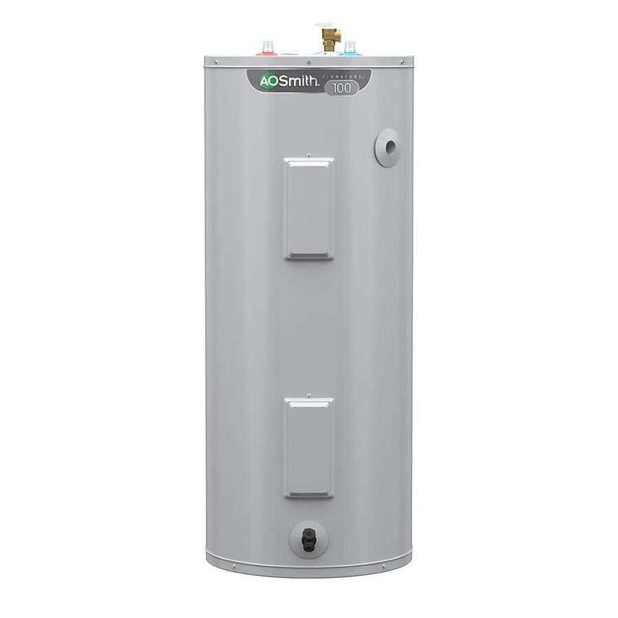 A.O. Smith Signature 100 40-Gallon Short 3800-Watt Double Element Electric Water Heater - E6-40R38D TTP